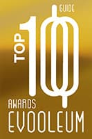 Sello de TOP 100 EVOOLEUM