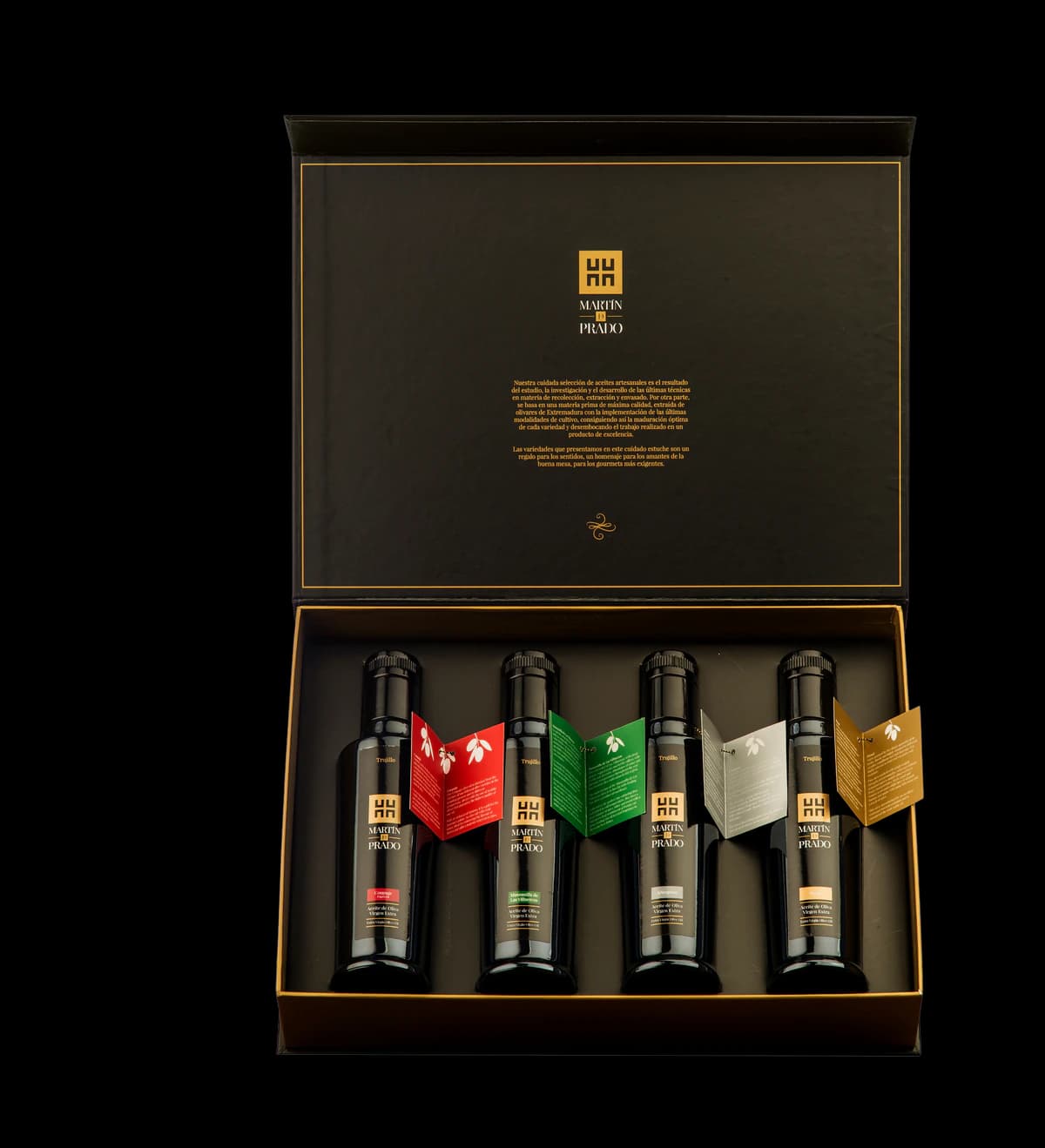 Estuche configurable Etiqueta Negra · 4 × 250 ml