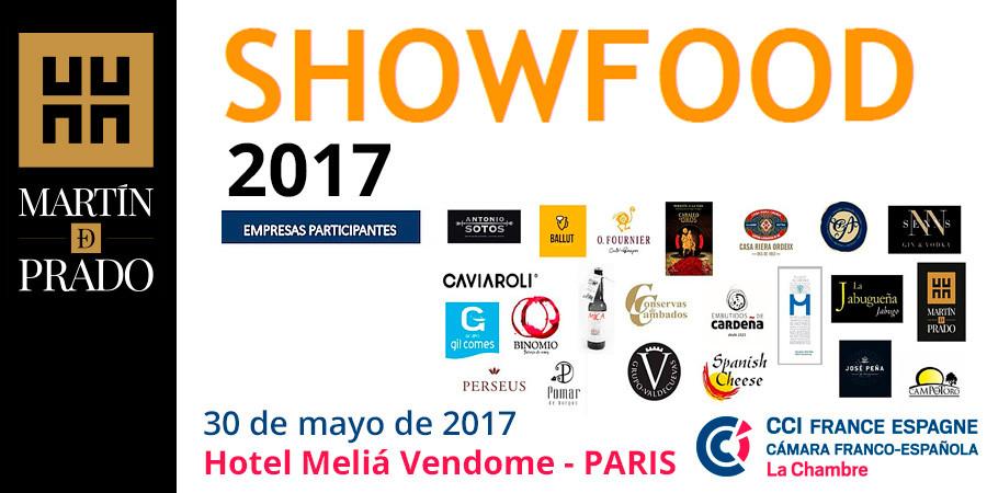 EVENTO GASTRONÓMICO SHOW FOOD PARIS 2017 (30 de mayo de 2017)