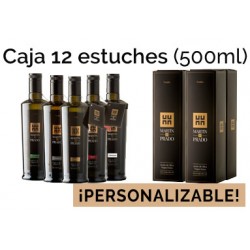 Caja personalizable de 12 estuches individuales Premium de 500ml