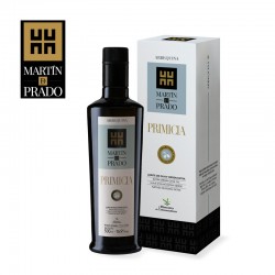 Estuche de AOVE ARBEQUINA PRIMICIA de 500ML