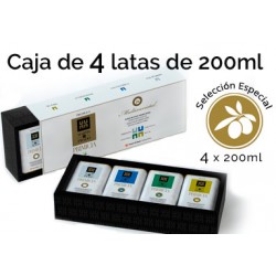 Estuche multivarietal de 4 latas de 200 ml